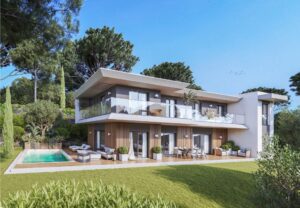 Terrain vue Mer avec projet villa – Cagnes-sur-Mer, Gros Buaux