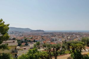 3 pièces avec vue mer, deux terrasses, garage, cave et piscine – Nice Pessicart